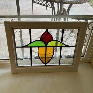 Vintage Stained Glass Window